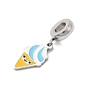304 Stainless Steel Enamel European Dangle Charms STAS-D153-05C-P-2