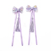 Bowknot Long Ribbon Alligator Hair Clip LS-PHAR-D013-03E-2