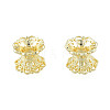 Brass Double Bead Caps KK-N259-23-4