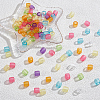 120Pcs Transparent Acrylic European Beads MACR-SC0002-58-6