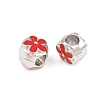 Alloy Enamel European Beads AL-CBAC2D3-21P-01-2
