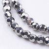 Electroplate Glass Bead Strands LS-EGLA-R042-4mm-06-3