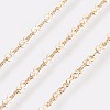 Long-Lasting Plated Brass Link Chain Necklaces NJEW-K112-05G-NF-2