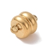 Ion Plating(IP) 304 Stainless Steel Magnetic Clasps with Loops X-STAS-P206-03G-1
