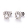 304 Stainless Steel Stud Earrings EJEW-F227-14P-1