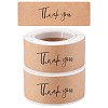 2 Rolls Rectangle Thank You Theme Paper Stickers DIY-TA0013-47B-1
