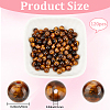120Pcs Natural Tiger Eye Beads G-PA0001-05A-2