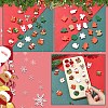 40Pcs 20 Styles Christmas Opaque Resin Decoden Cabochons RESI-YW0001-83-3