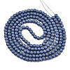 Painted Glass Beads Strands X-DGLA-S071-4mm-B45-3