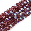 Electroplate Glass Beads Strands LS-EGLA-A044-T4mm-L13-1