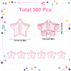 300Pcs Eco-Friendly Transparent Acrylic Beads OACR-SC0001-68A-2