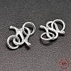 Sterling Silver S-Hook Clasps STER-F014-01A-3