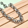304 Stainless Steel Rolo Chain Bracelets for Women BJEW-A160-05P-2