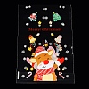 Christams Theme Self-adhesive Plastic Bakeware Bag ABAG-F006-04-5