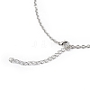 FireBrick Enamel Crucifix Cross with Plastic Teardrop Pendant Necklace & Dangle Earrings SJEW-G081-02AS-5