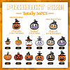 36Pcs 12 Styles Halloween Alloy Enamel Pendants ENAM-TA0003-51-4