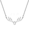 Deer Urn Ashes Pendant Necklace PW-WG78BFC-04-1