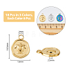 18Pcs 3 Colors Ion Plating(IP) 304 Stainless Steel Pendants Sets STAS-DC0014-12-2