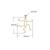 Brass Pendants Cabochon Setting PW-WG77390-04-1