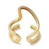 Brass Open Cuff Rings RJEW-Q778-39G-3