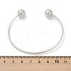 304 Stainless Steel Open Cuff Bracelets BJEW-R019-01P-01-5