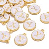 Golden Plated Alloy Charms X-ENAM-S118-01Y-4