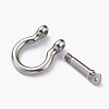 304 Stainless Steel D-Ring Anchor Shackle Clasps STAS-Z017-15P-5