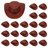 30Pcs Plastic Mini Western Cowboy Cowgirl Hat FIND-PH0027-72-1