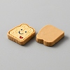 Opaque Resin Cabochons CRES-WH0010-035G-1