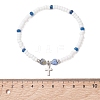 304 Stainless Steel Tiny Charm Bracelets BJEW-MZ00325-4