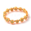 Round Imitation Amber & Polymer Clay Beads Stretch Bracelets Sets BJEW-JB07440-2