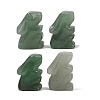 Natural Green Aventurine Rabbit Display Decorations G-R007-02G-1