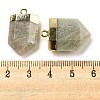 Natural Amazonite Pointed Pendants G-M431-05G-04-3