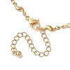 304 Stainless Steel Wave Link Chain Necklaces NJEW-JN05164-01-5