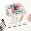 ABS Plastic Pure Color Press On False Nails MRMJ-WH20004-32B-3