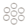 304 Stainless Steel Closed Jump Rings STAS-G393-06P-07-1