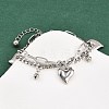 304 Stainless Steel Multi-strand Bracelets BJEW-P365-02P-3