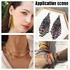 2250Pcs 15 Colors Glass Bugle Beads SEED-GO0001-06-7