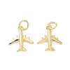Rack Plating Brass Charms X-ZIRC-C042-09G-3