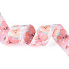 Single Face Printed Polyester Satin Ribbon SRIB-T009-02A-02-1