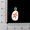 Brass Enamel Pendants KK-CBA10BC-03B-3