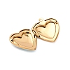 304 Stainless Steel Heart Locket Pendants STAS-Z168-02G-04-2