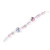 Glass and Acrylic and Imitation Pearl and Rhinestone Beads Strands MAK-T011-06E-1
