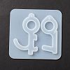 Key Shape DIY Pendant Silicone Molds DIY-F114-11-4