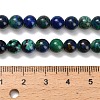 Natural Azurite Beads Strands G-Z110-C02-6mm-5