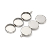 304 Stainless Steel Pendant Cabochon Settings STAS-K320-03B-P-2