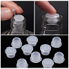 Gorgecraft 50Pcs Plastic Bottle Stoppers with Holes AJEW-GF0008-14-5