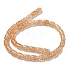 Transparent Crackle Glass Beads Strands GLAA-NH0001-04B-2