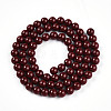 Baking Paint Pearlized Glass Pearl Bead Strands HY-N002-5mm-D01-3