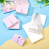 100Pcs Rectangle Clear Polypropylene Cellophane Bags CDIS-TA0001-40B-6